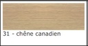 Plateau: (31) Chêne canadien