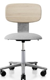 HÅG TION - Upholstered seat/wooden backrest